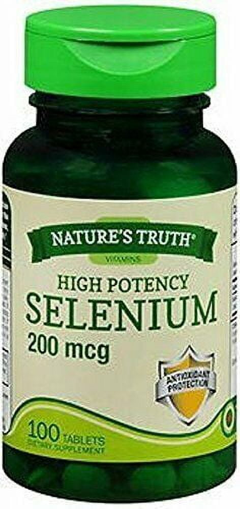 Nature's Truth High Potency Selenium Antioxidant Minereal, 100ct, 3-Pack