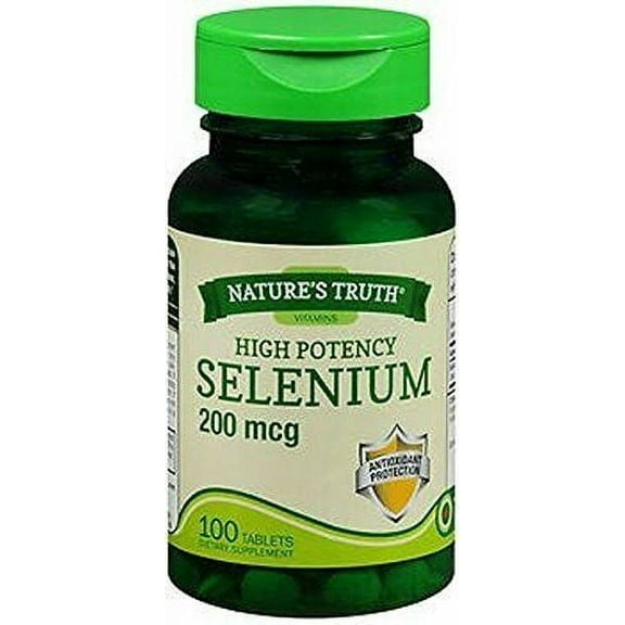 Nature's Truth High Potency Selenium Antioxidant Minereal, 100ct, 3-Pack