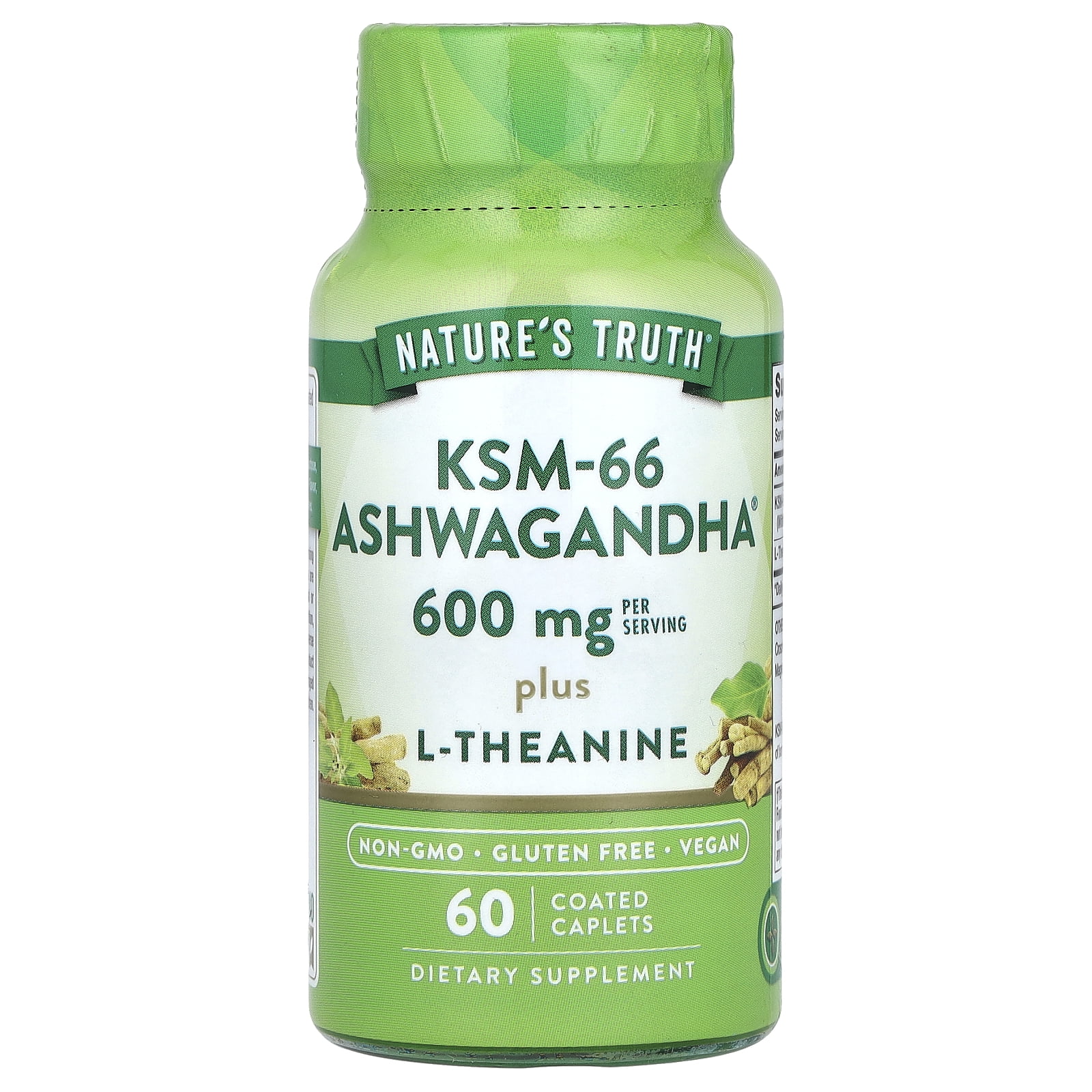 Can I Take L Theanine And Ashwagandha Together KSM-66 Ashwagandha | 60 Capsules | with L-Theanine | Non-GMO & Gluten