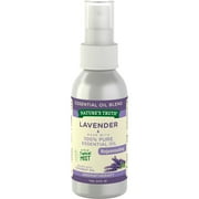 Nature's Truth Lavender Essential Oil Mist | 2.4 fl oz | for Aroma Spray, Topical Use, & Yoga