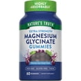 thumbnail image 1 of Nature's Truth Magnesium Glycinate Gummies, 60 Count, Sour Grape Flavor, Non-GMO & Gluten Free, 1 of 5