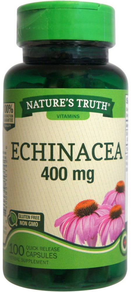 Nature's Truth Natural Whole Herb Echinacea 400 mg 100 ea (Pack of 2)