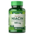 thumbnail image 1 of Nature's Truth Niacin 500 mg Flush Free Capsules, 100 Count, 2 Pack, 1 of 1