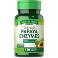 thumbnail image 1 of Nature's Truth Papaya Enzyme Chewable Tablets | 120 Count | Vegetarian, Non-GMO & Gluten Free Supplement for Digestion | Natural Tropical Flavor, 1 of 5