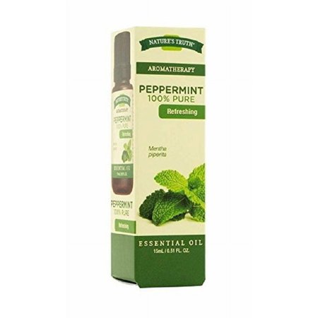 Nature's Truth Peppermint Aromatherapy Essential Massage Oil, .51oz, 2-Pack