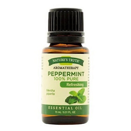 Natures Truth Aromatherapy 100% Pure Essential Oil, Peppermint, 0.51 oz, 3 Pack