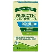 Nature's Truth Probiotic Acidophilus 500 Million 100 ea (Pack of 2)