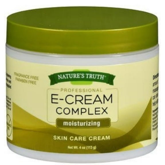 Nature's Truth Professional E-Cream Complex Moisturizing Skin Care Cream, 4 oz (Pack of 2)