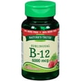 thumbnail image 1 of Nature's Truth Sublingual B-12 6000 mcg Fast Dissolve Tabs, Natural Berry Flavor 36 ea (Pack of 3), 1 of 1