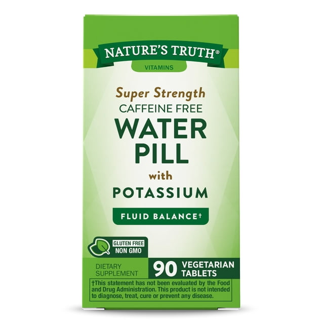 Nature's Truth Super Strength Water Pill with Potassium 90 Count