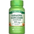 thumbnail image 1 of Turmeric Curcumin | 60 Capsules | 500mg + 3mg Black Pepper Extract | by Nature's Truth, 1 of 7