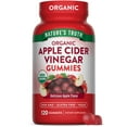 thumbnail image 1 of Organic Apple Cider Vinegar | 120 Gummies | Gluten Free, Non-GMO | Apple Flavor | by Nature's Truth, 1 of 7