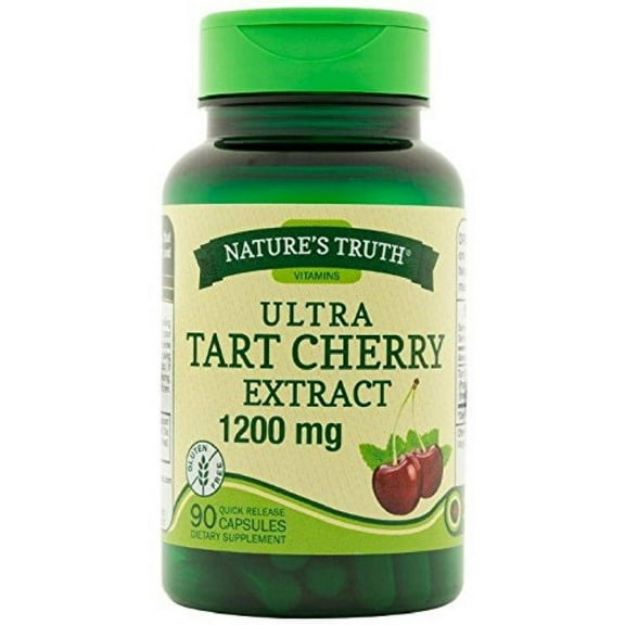 Nature's Truth Ultra Tart Cherry Extract Capsules 1200 mg 90 ea (Pack of 3)