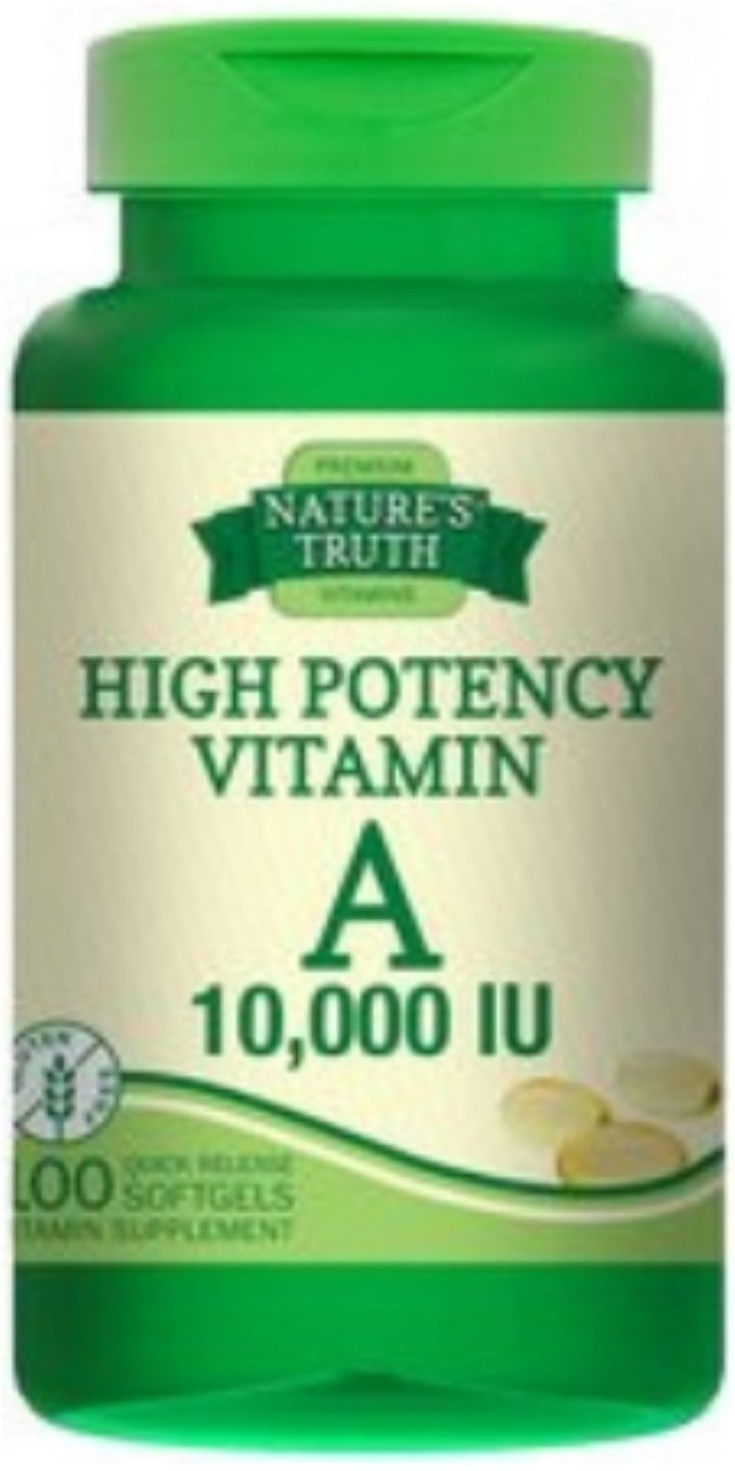 Nature's Truth Vitamin A 10,000 IU Quick Release Softgels, - (Pack of 2)