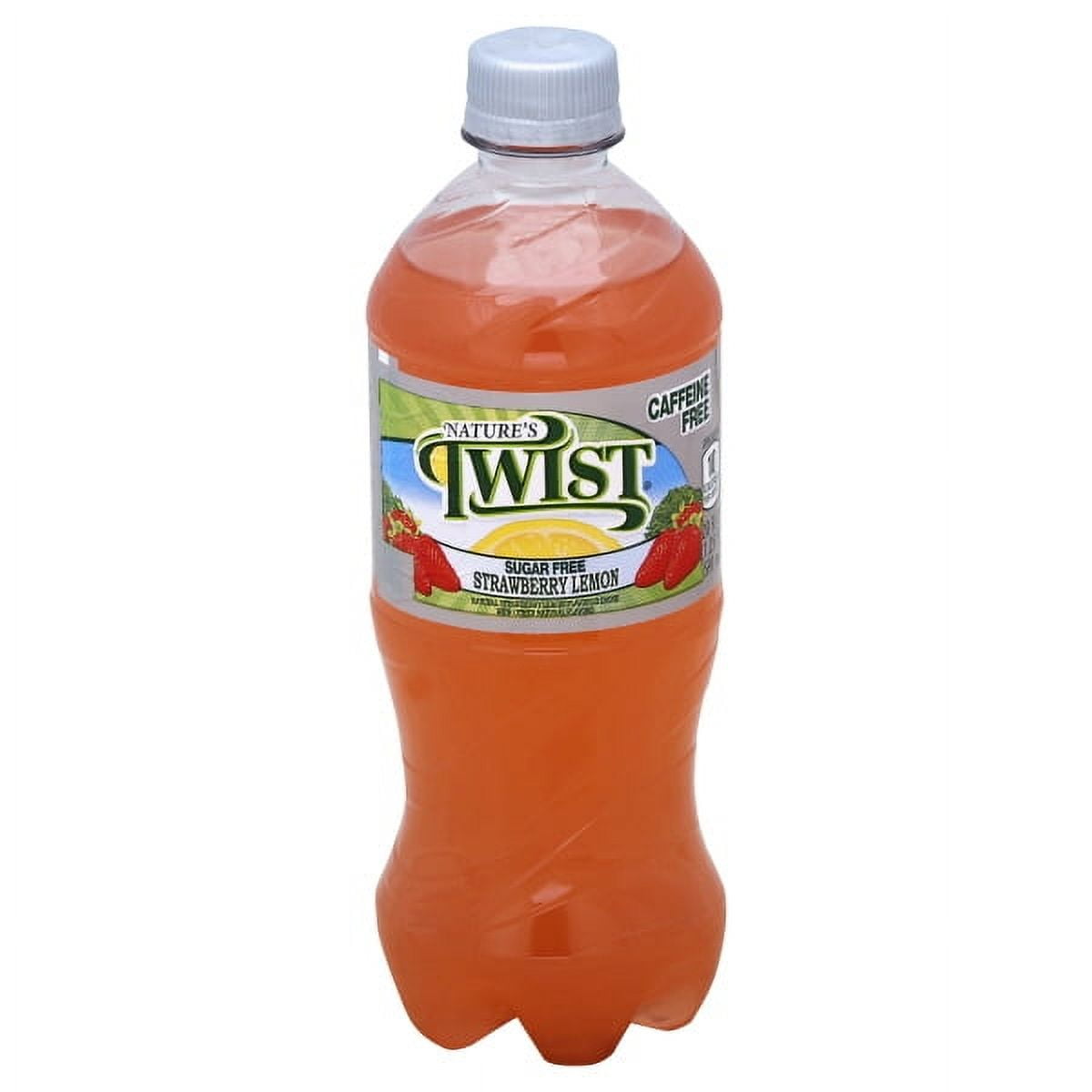 Nature's Twist CaffeineFree SugarFree Strawberry Lemon Juice Drink