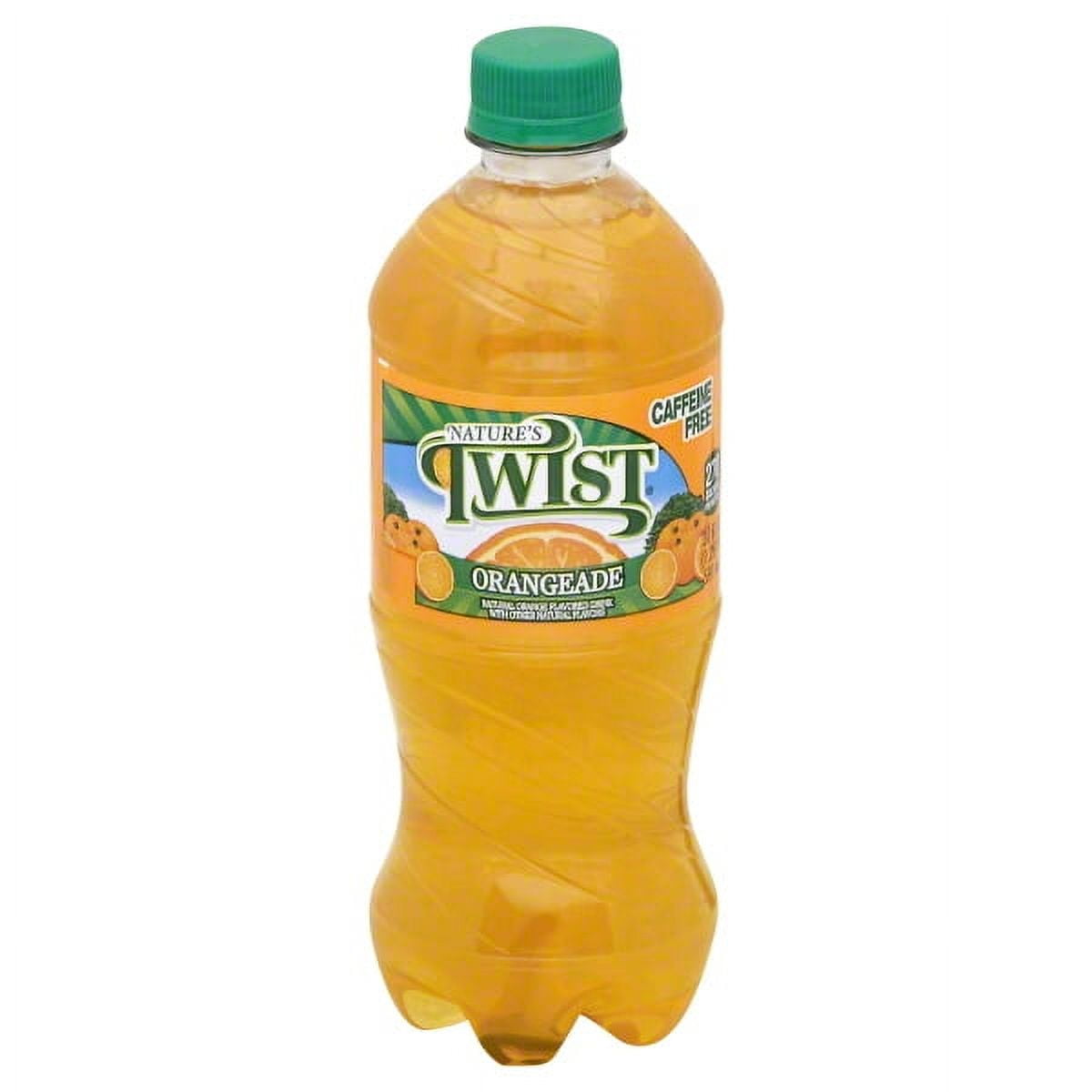 Nature's Twist Orangeade Juice Drink, 20 fl oz Bottle