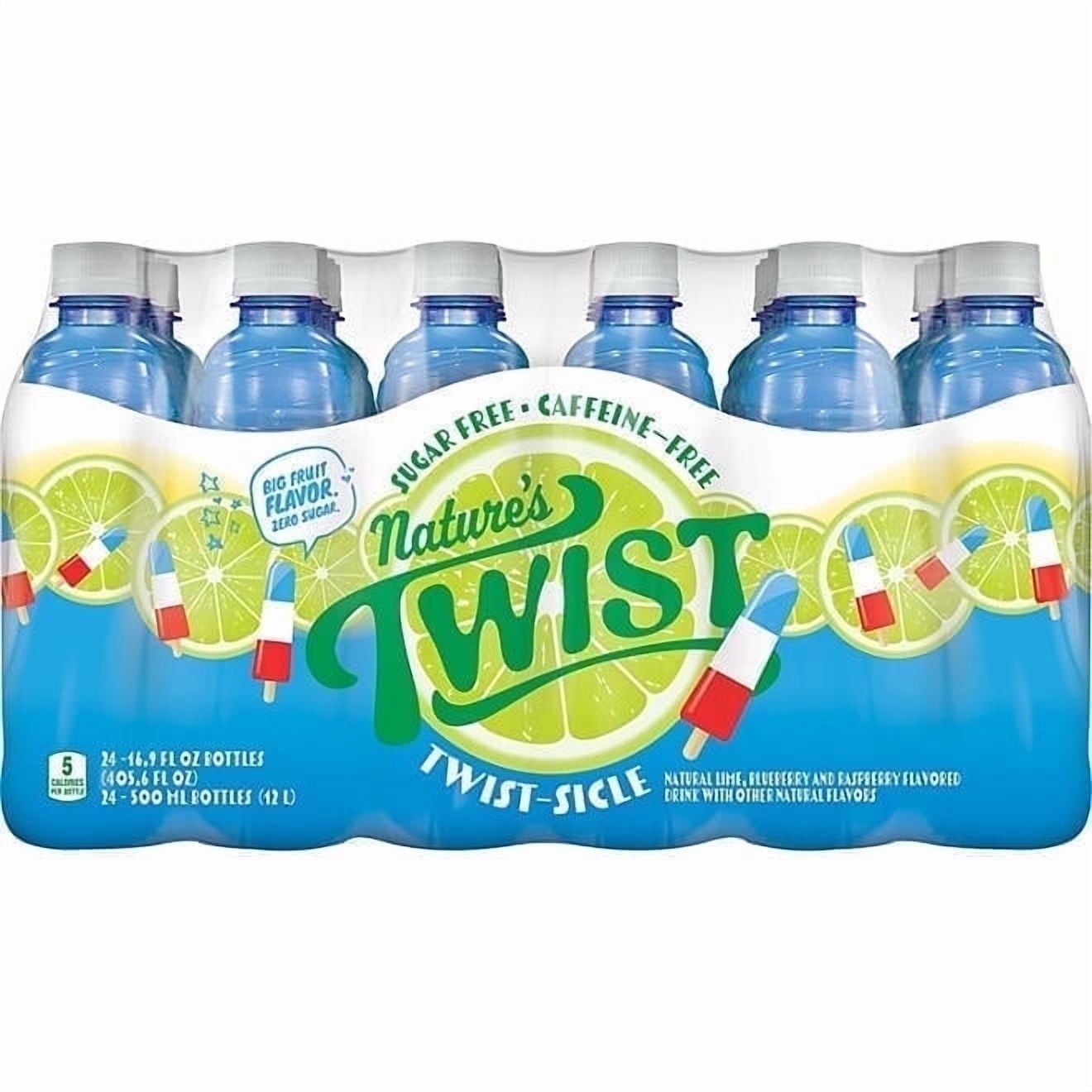 Nature's Twist Sugar Free, Caffeine Free Twist-Sicle Juice, 24