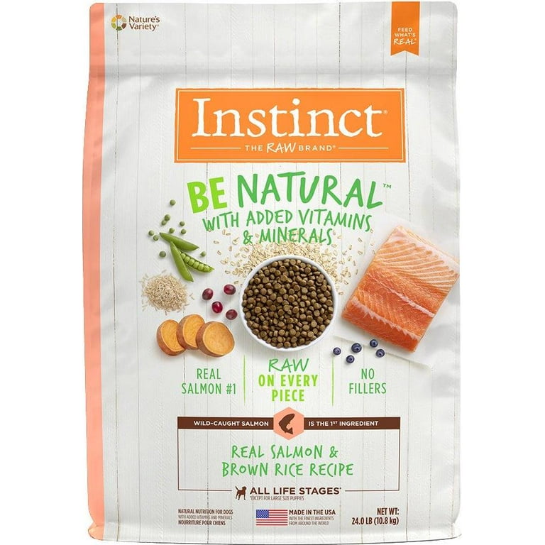 Nature's Variety Instinct Be Natural Salmon & Brown Rice Recipe Dry Dog Food Nature's Variety Instinct Be Natural Salmon & Brown Rice Recipe Dry Dog Food