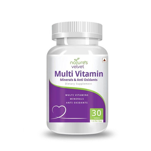 Nature’s Velvet Multivitamins,Minerals and Antioxidants 30 Tablets