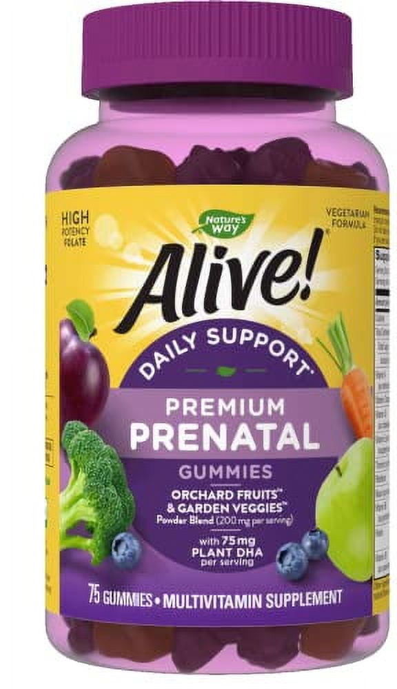 Natureâ€™s Way Alive! Complete Premium Prenatal Gummy Multivitamin
