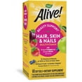thumbnail image 1 of Nature's Way Alive! Hair, Skin & Nails Multivitamin with Biotin and Collagen, 60 Softgels, 1 of 3