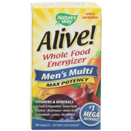 Nature's Way Alive! Max3 Daily Men's Multi, 90 Capsules