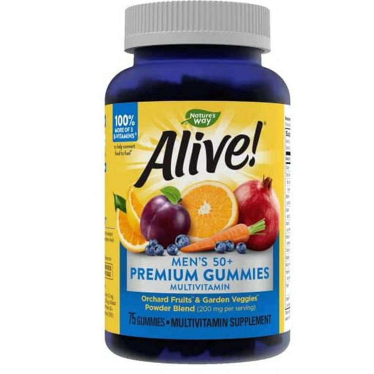 Alive! Multivitamines premium pour enfants, Cerise, orange et raisin, 90  gommes