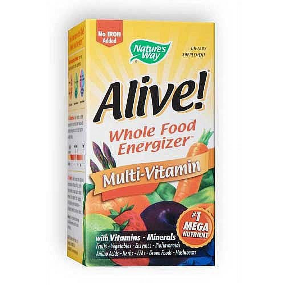 Nature's Way Alive! Multi-Vitamin Tablets, 90 Ct - Walmart.com