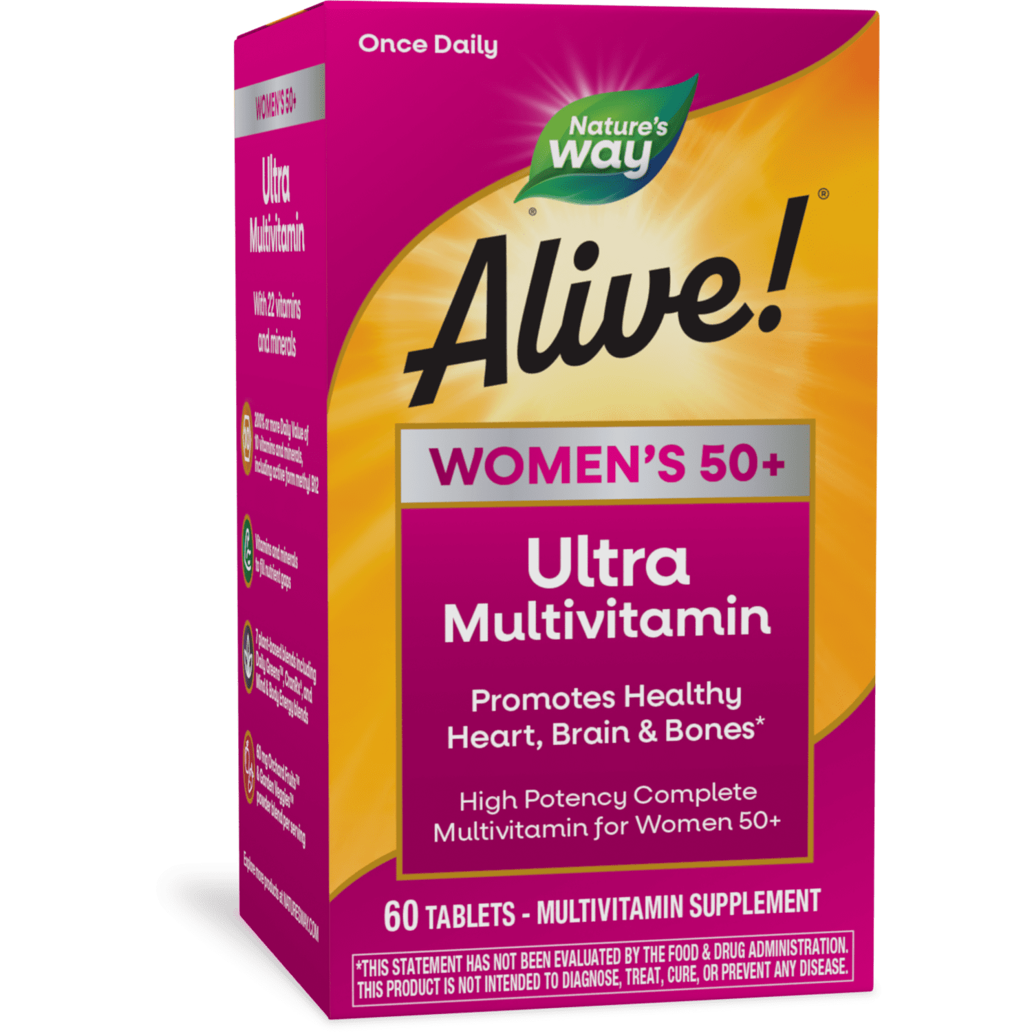 Nature's Way Alive! Women's 50+ Ultra Potency Complete Daily ...