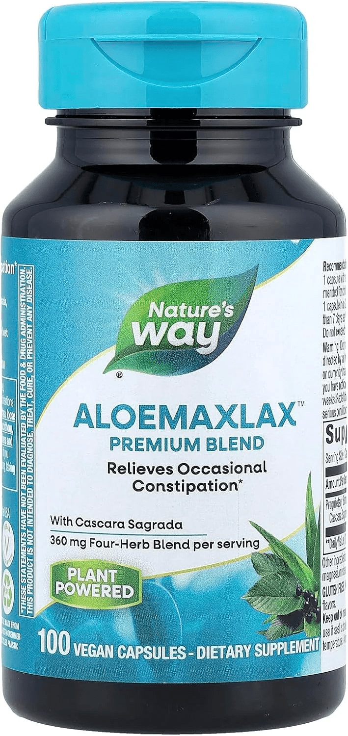 Customer reviews for Natures Way AloeMaxLax with Cascara Sagrada 4 Herb  Blend 100 Vcaps | Walmart.com