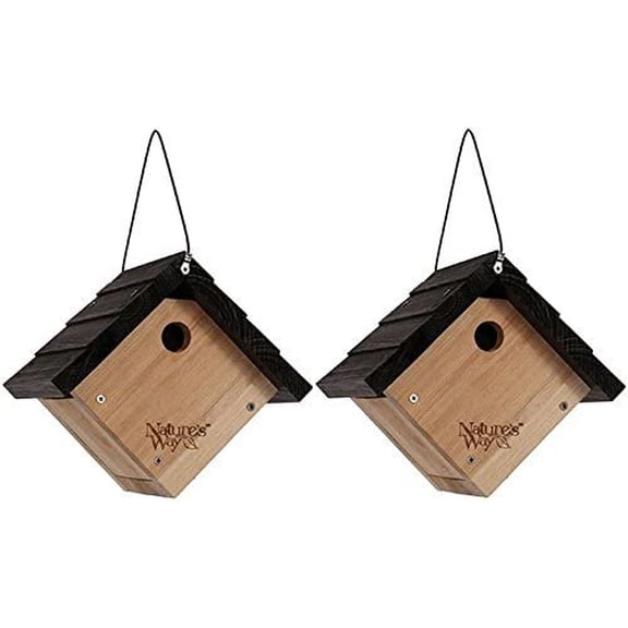 Nature's Way Bird Products CWH1 Cedar Wren House, 8" x 8.875" x 8.125" 22