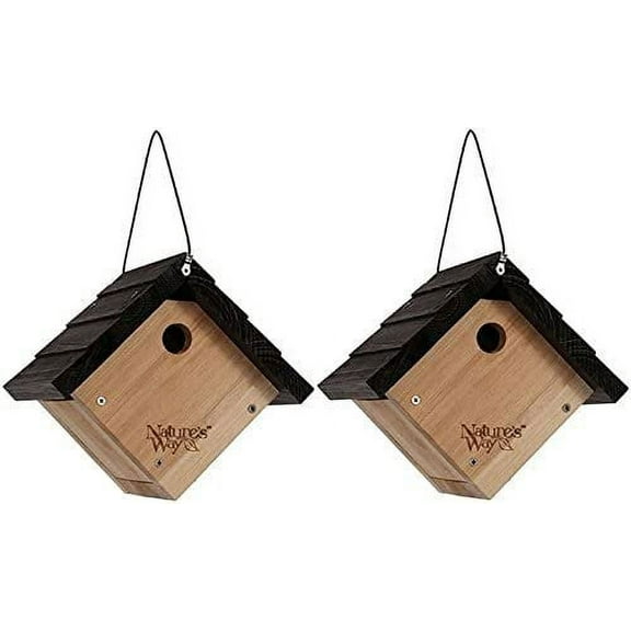 Nature's Way Bird Products CWH1 Cedar Wren House, 8" x 8.875" x 8.125" 22