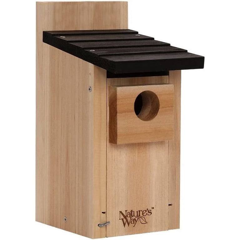 Nature's Way Bird Products CWH3 Cedar Bluebird Box House - Walmart.com