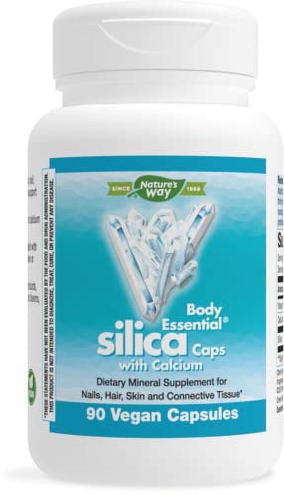 Nature's Way Body Essential Silica Capsules with Calcium & Vitamin D