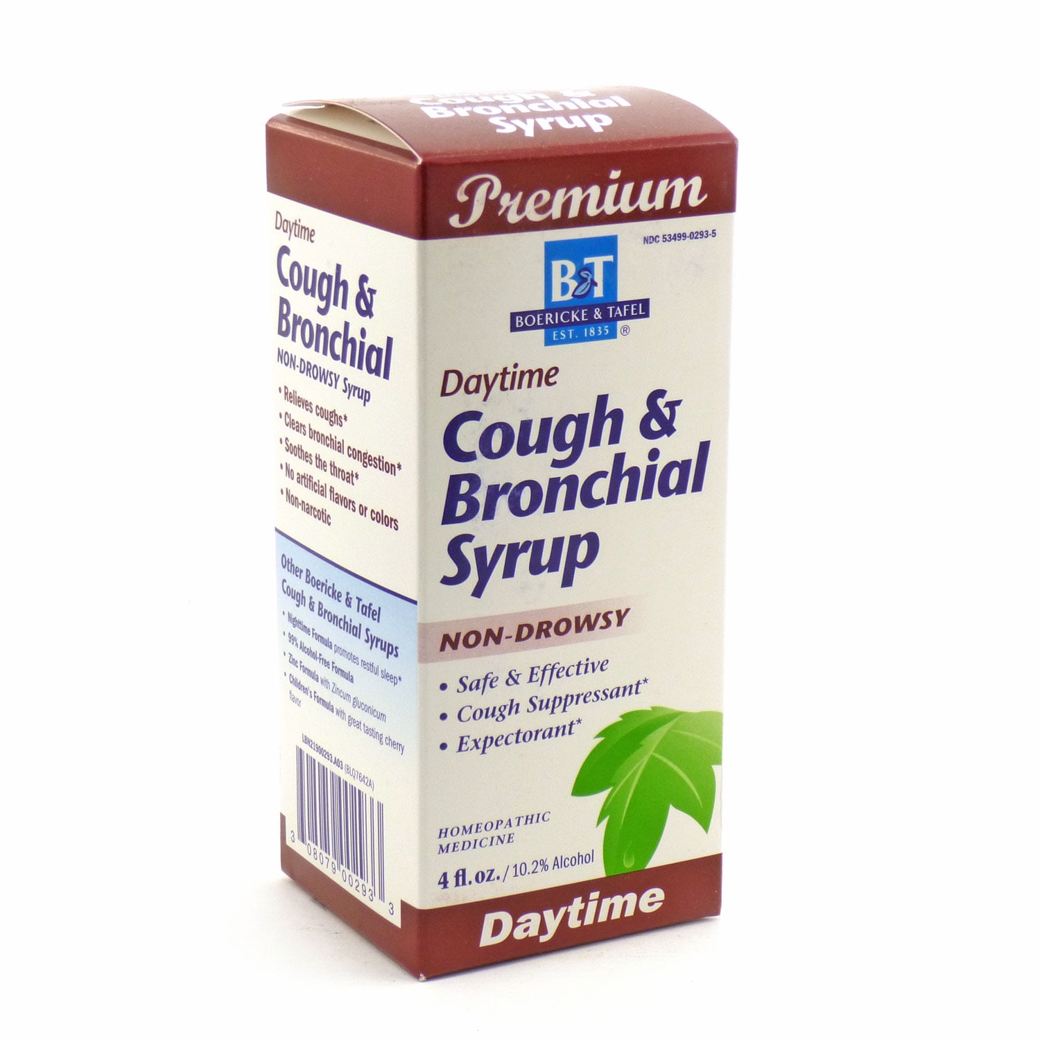 Nature's Way Boericke Tafel Daytime Cough Bronchial Syrup, Cough