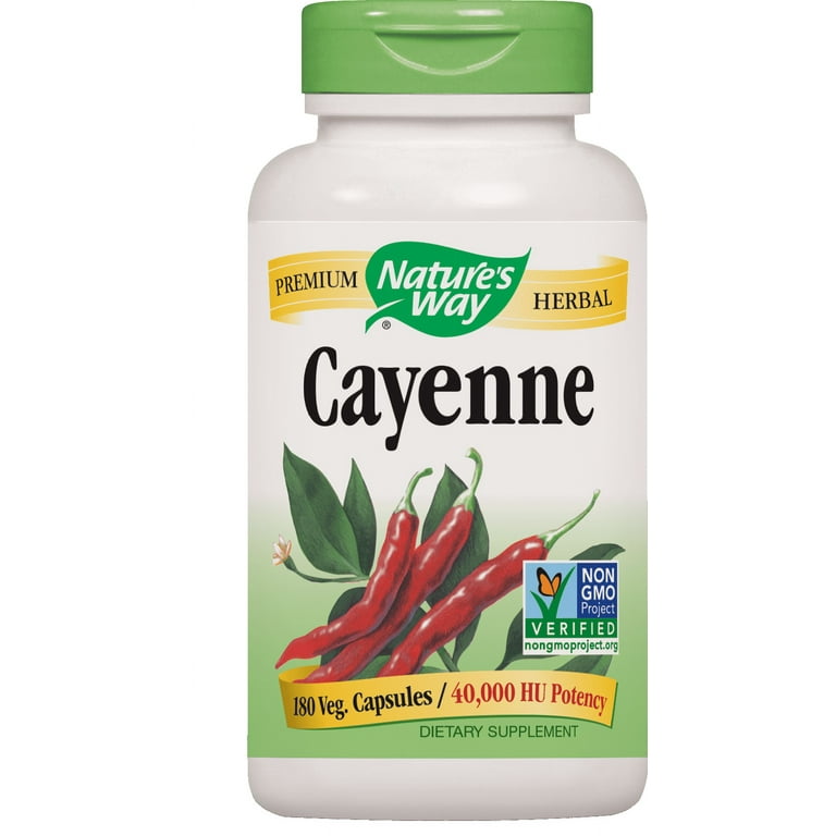 Cayenne Pepper Capsules | 1000mg Per Serving | 60 Vegan HPMC Capsules | Supports Digestion, Circulation &amp; Metabolism | Natural Herbal Source | Non-GMO, Gluten-Free | Made In The UK