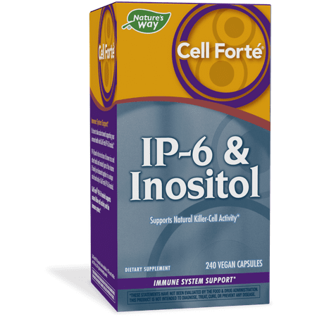 Nature's Way Cell Forté IP-6 & Inositol Supplement, Gluten-Free, Vegan, 240 Capsules