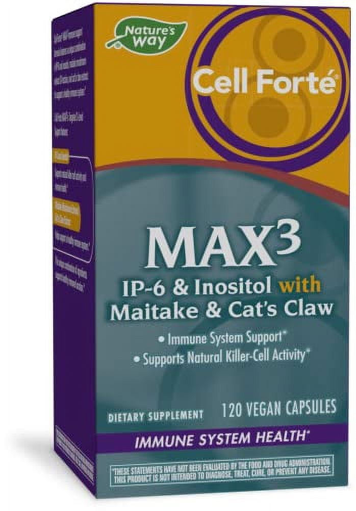 Nature's Way Cell FortÃ© MAX3 IP6 & Inositol with Maitake & Cat's Claw