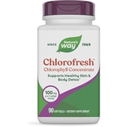 Nature’s Way Chlorofresh Chlorophyll Concentrate Softgels, Internal Deodorant*, 90 Count