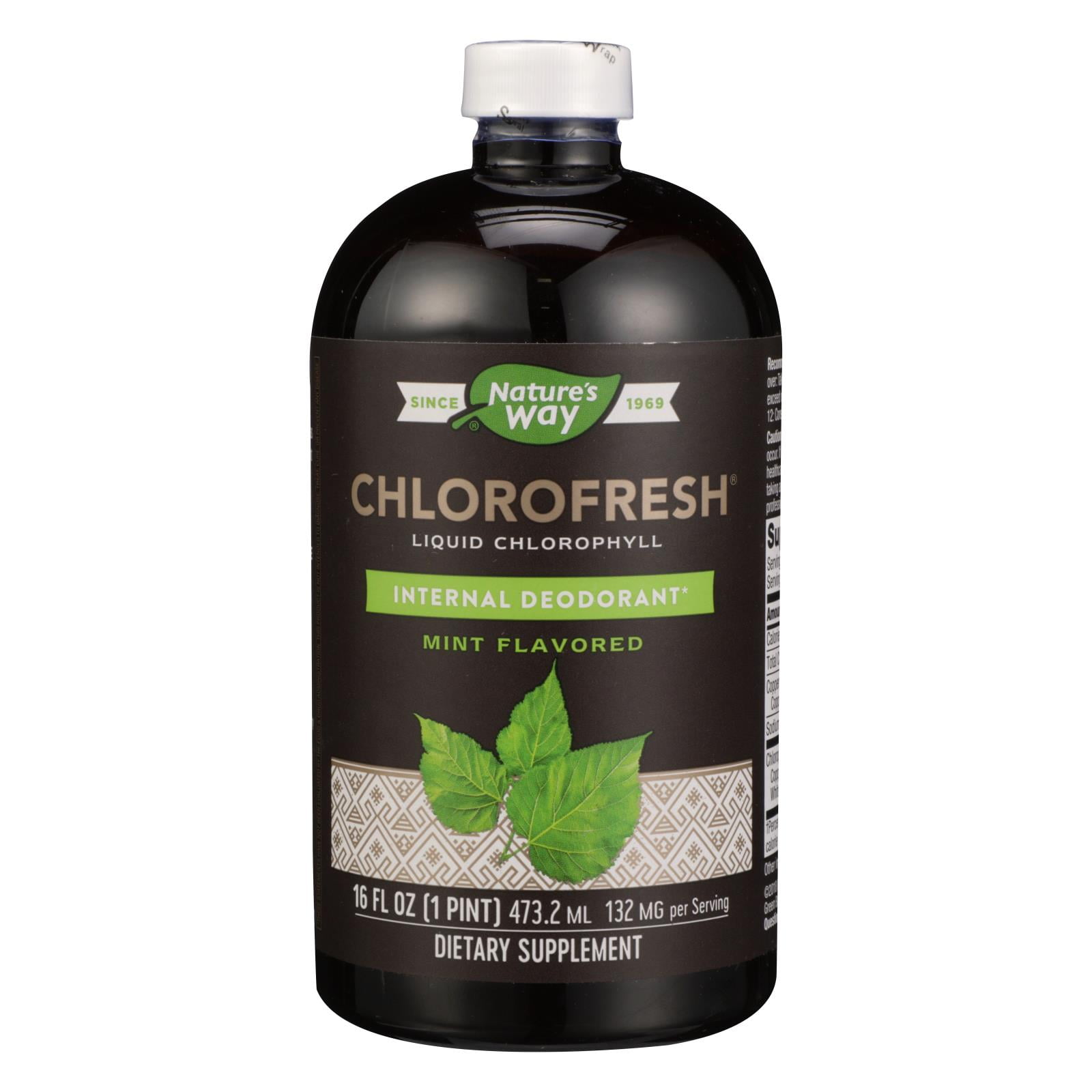Nature's Way Chlorofresh Liquid Chlorophyll Natural Mint 16 fl oz