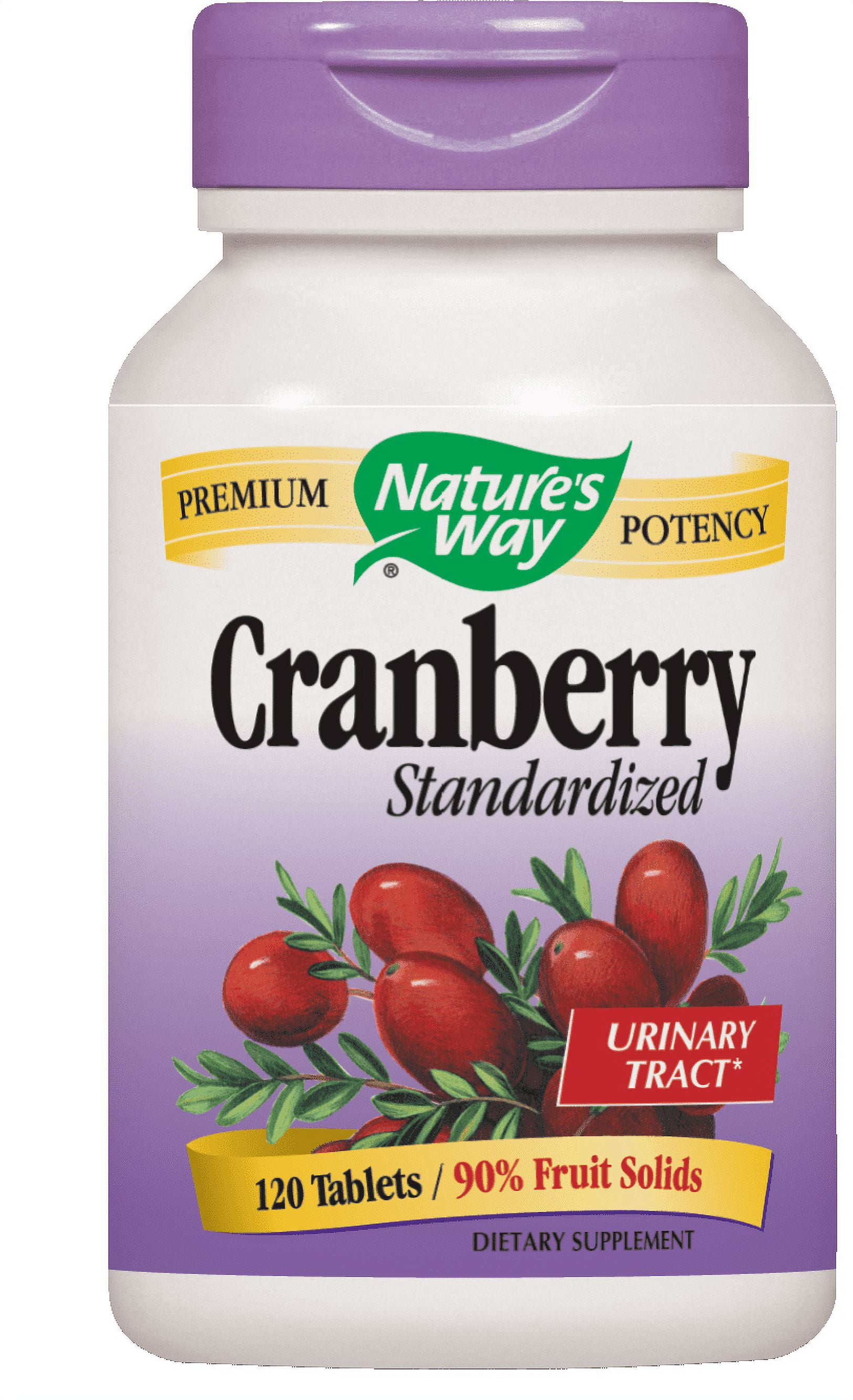Nature's Way Cranberry Standardized Urinary Tract Tablets, 120 Ct