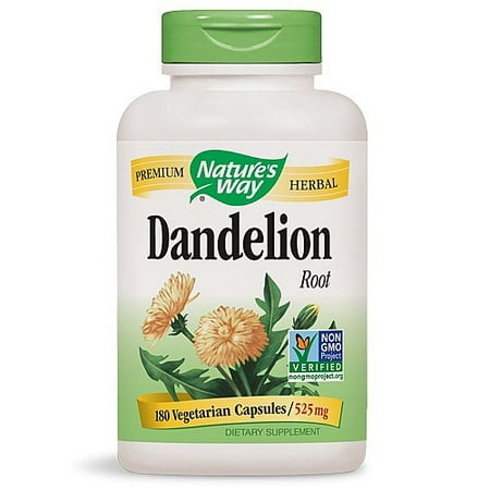 Nature's Way Dandelion Root Vegetarian Capsules, 180 Ct