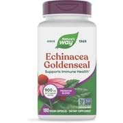 Natures Way Echinacea Goldenseal Capsules, Premium Blend, Supports Immune Health*, Unisex, 180ct