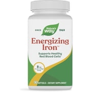 Nature's Way Energizing Iron Softgels, Supports Healthy Red Blood Cells*, Iron & Vitamin B12, 90ct