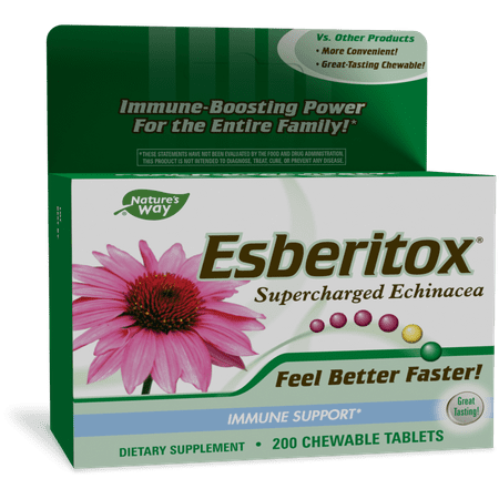 Nature's Way Esberitox, Supercharged Echinacea, Immune Support, 200 Chewables