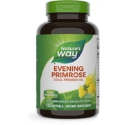 Nature's Way Evening Primrose Oil Softgels, 1,300 mg per Serving, Unisex, 60 Count
