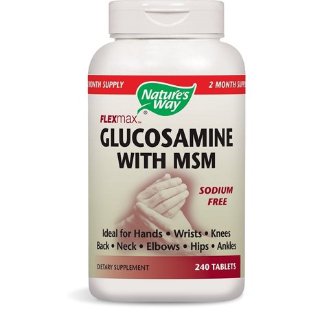 Nature's Way Glucosamine Sulfate and MSM, 240 Tablets