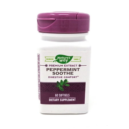 Nature's Way (Formerly Enzymatic Therapy) Peppermint Soothe - 60 Softgels
