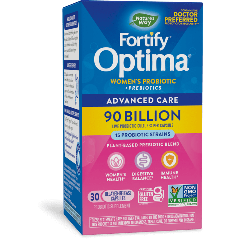 Nature's Way Women's Fortify Optima Daily Probiotic, 90 Billion