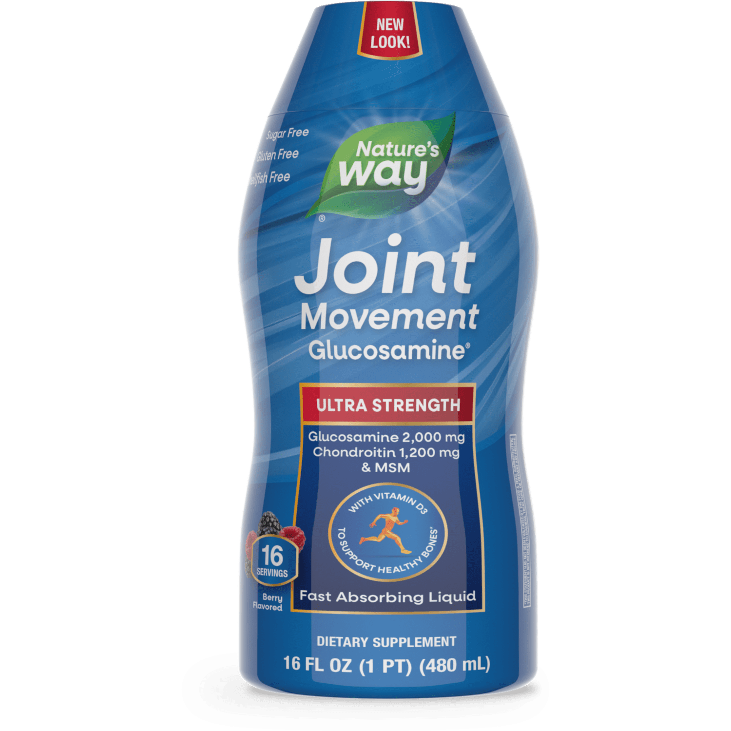 Nature's Way Joint Movement Glucosamine Liquid Supplement, Unisex